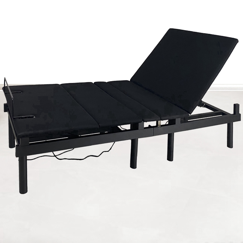 Export Wholesale With Armrest Electric Foldable Metal Bed Base with wooden board