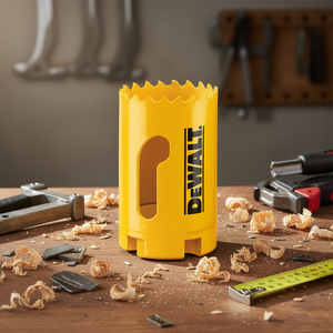 Sierra perforadora bimetálica DeWalt de 1 pulgada de corte profundo para madera y metal - Product Image 3
