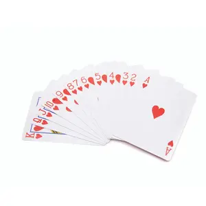Customizable White Box Playing Cards With 6 Layers Of Craftsmanship For Professional Casino Playing Poker Cards