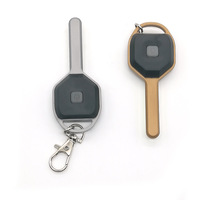 Haute qualité ABS vélo nuit voiture clé pendentif éclairage d'urgence Camping lumière porte-clés anneau porte-clés