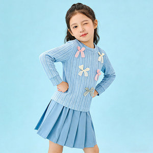 <span class=keywords><strong>Set</strong></span> Rok Bayi Perempuan, Sweatshirt Anak, Gaun Lipit A-Line, <span class=keywords><strong>Set</strong></span> Pakaian Anak Perempuan, Pakaian 2 Potong untuk Pesta Santai - Product Image 3