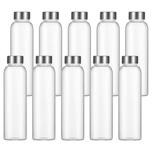 Botella de Agua de Vidrio Grande, Botella para Jugos, Precio de Fábrica al por Mayor, Personalizable, 18oz, Estilo Minimalista, para Adultos - Product Image 2