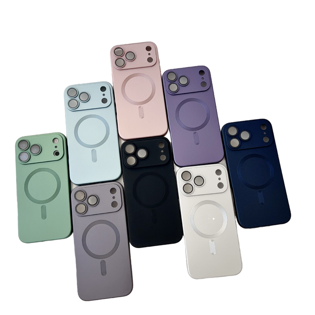 TPU Spray Painting Magnetic Phone Case for iphone 11 12 13 14 15 Cover for iphone 16 Pro Max Cover for iphone 17 Pro Max Cover