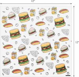 Custom Logo Printing Eco-Friendly Greaseproof PE Hamburger Packaging <b>Tissue</b> <b>Paper</b> Wrapping Deli <b>Paper</b> Food Grade Cookie Milk - Product Image 2