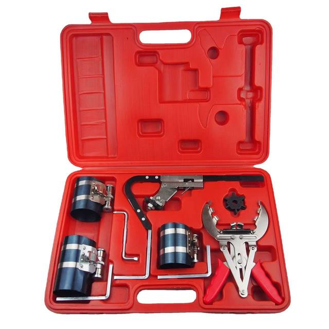 Disassemble Compressor Stretching Pliers Engine Carbon Scraper Auto Repair Set Piston Ring Disassembly Set