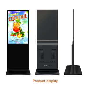 จอแสดงผล LED แบบพกพาสำหรับภายในอาคาร ป้ายดิจิทัลพร้อม SDK สำหรับร้านค้าปลีก ห้างสรรพสินค้า โฆษณา DCSJ-FL444 DCSJ-FL444 DC - Product Image 3