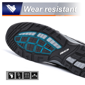 Zapatos de Seguridad JIANKUN de Alta Calidad, Microfibra y Malla, Transpirables, Anti-Aplastamiento/Pinchazos, Antideslizantes, EVA+Goma - Product Image 4