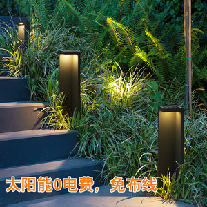Lampes solaires de jardin modernes en acier inoxydable, étanches IP65, pour éclairage de table et de chaise, idéales pour cour, villa et aménagement paysager - Product Image 4