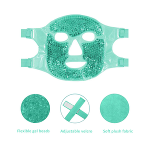 Compresa caliente Compresa fría Máscara de perlas Máscara de ojos Máscara de superficie de hielo calmante Calmante y reducción de poros - Product Image 4