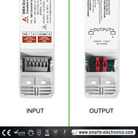 Caja de plástico Transformador LED de corriente constante 60W 1200mA DMX Atenuación Controlador LED para luz