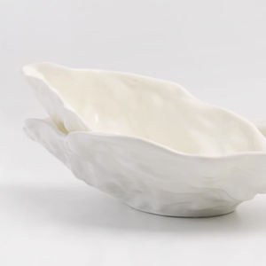 7-17 pouces nouveauté huîtres coquille forme <span class=keywords><strong>assiette</strong></span> ensemble <span class=keywords><strong>porcelaine</strong></span> blanche Snack plat Dessert <span class=keywords><strong>assiette</strong></span> - Product Image 3
