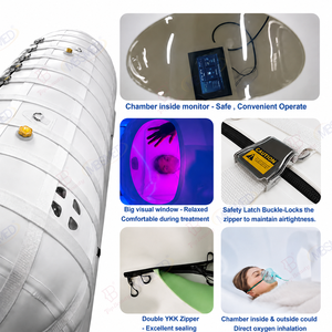 Cámara Hiperbárica de Oxígeno Inflable Suave 2.0 ATA para Uso Clínico y Doméstico, para Dos Personas, Cabina de Oxígeno HBOT 1.5ATA para Lesiones Deportivas - Product Image 5