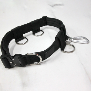 Heavy Duty <strong>Dog</strong> <strong>Walking</strong> <strong>Belt</strong> Buckle Tactical <strong>Hands</strong>-<strong>Free</strong> Nylon Lead Fashion Style Solid Pattern Personalized Features Rivet - Product Image 2