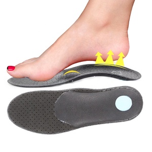 Semelles orthopédiques en <span class=keywords><strong>cuir</strong></span> pour chaussures, soutien de la voûte plantaire pour hommes et femmes, idéales pour les chaussures de ville (référence HA00846) - Product Image 6