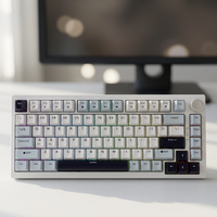 Clavier de jeu mécanique Jedel KL81B Triple Mode RGB PBT Nouveau USB Type-C pour ordinateur de bureau, ordinateur portable, PC