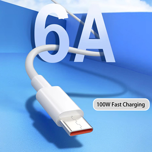 Cáp sạc nhanh 1M Super 6A dành cho điện thoại Android, cáp dữ liệu <span class=keywords><strong>USB</strong></span>-A sang TYPE-C với hỗ trợ USB2.0 100W, tương thích với Huawei, Xiaomi - Product Image 2