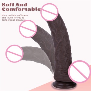 Su Geçirmez Titreşimli Yapay Penis Kadınlar İçin Seks Oyuncağı Gerçekçi Silikon Yapay Penis Çiftler İçin Gerçekçi Penis Oyuncağı - Product Image 6