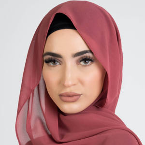 ฮิญาบผ้าชีฟองสุภาพเรียบร้อยทันสมัยน้ำหนักเบาและคลุมได้เต็มรูปแบบสำหรับความมั่นใจของผู้หญิงฤดูร้อนและมุสลิม - Product Image 2