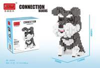 Nouveautés : Blocs de construction magiques en plastique ABS pour mini Husky, Bouledogue et autres animaux, jouets de construction par connexion
