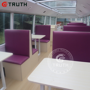 Gran diseño de ahorro de espacio, calles de la ciudad, barbacoa, café, perro caliente, carrito de pizza, comida rápida móvil, autobús de comida de dos pisos - Product Image 5