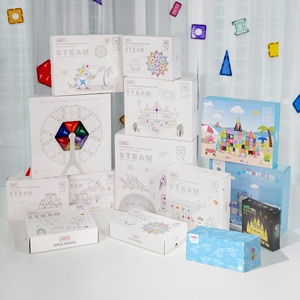 MNTL giocattoli educativi montessori mattoncini piccole figure per bambini educativi 4 pezzi magnetiche mini figure per tessere magnetiche - Product Image 6