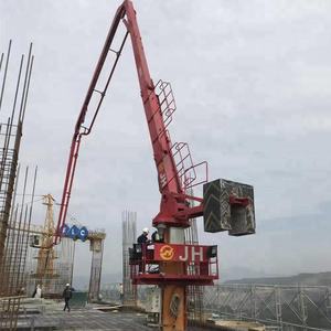 JIUHE 36m Tubular Column <b>Concrete</b> Placing Boom High-rise Building Floor-climbing Placing Boom for Construction - Product Image 1