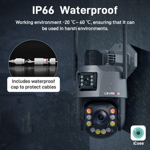 Cámara de Seguridad Inalámbrica PTZ LS VISION ICSEE 3K 6MP para Exteriores, con Doble Lente, <span class=keywords><strong>Zoom</strong></span> <span class=keywords><strong>50X</strong></span>, Impermeable, con Audio Bidireccional, Visión Nocturna e IP66 - Product Image 3