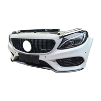 Utilisé pour Mercedes-Benz Classe C W205, pare-chocs avant, radiateur, phares, installation par boulons, ajustement universel, construction en plastique