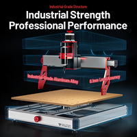 Routeur CNC de bureau TWOTREES TTC450 Ultra 4 axes avec double laser pour le traitement du bois, du MDF, de l'aluminium revêtu et de la pierre souple