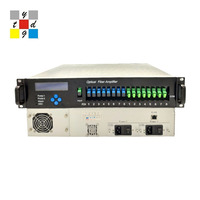 Amplificateur de fibre optique WDM edfa 24 dbm catv, entrée 0 ~ 10dbm, haute qualité, 8 ports, 1550nm, Promotion gratuite