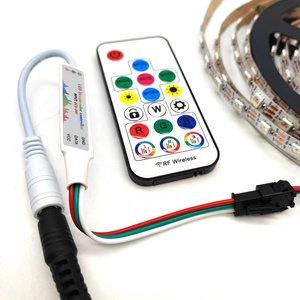 Controlador LED RF <span class=keywords><strong>Mini</strong></span> 17Key DC 5-24V SPI, sincronización de música, controlador de luz LED de Color de sueño para tira SK6812 WS2811 WS2812B - Product Image 4