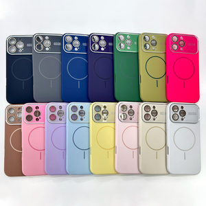 Funda Protectora de Silicona para iPhone 11 12 13 14 15 16 17 Pro Max, Delgada, Magnética, Circular, Protector de Teléfono Celular - Product Image 6