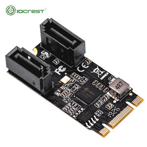 IOCREST <span class=keywords><strong>2</strong></span> порта SATA III 6 Гбит/с <span class=keywords><strong>M</strong></span>.<span class=keywords><strong>2</strong></span> 22x42 м ключ и B Ключ контроллер карты SATA 6 г Внутренний - Product Image 1