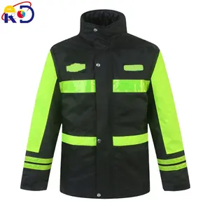 High speed rescue construction project road traffic thickened reflective cotton clothes