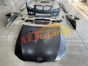 XLstyling auto lifting Bodykit per <span class=keywords><strong>Bmw</strong></span> <span class=keywords><strong>E92</strong></span> M3 Pre <span class=keywords><strong>paraurti</strong></span> anteriore posteriore con cofano fendinebbia - Product Image 4