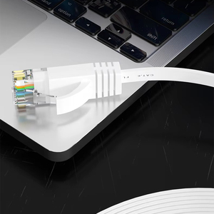 Personnalisé AWG26 Rj45 CAT6a Connecteur <span class=keywords><strong>Rj</strong></span> <span class=keywords><strong>45</strong></span> Prise CAT6 CAT 6 CAT7 Blindé <span class=keywords><strong>Plat</strong></span> Pour Réseau Ethernet Câble Bobine Rouleau 500 Mètre - Product Image 2