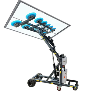 Outils de levage de verre : Ventouse électrique avec mécanisme de levage pour l'installation de grands panneaux de verre en intérieur - Product Image 4