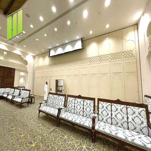 Cloison coulissante en bois insonorisée, moderne, réglable, flexible, suspendue, en aluminium - Product Image 5