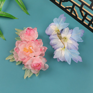 Pinza para el pelo de peonía de estilo antiguo original hecha a mano 2026, accesorio versátil para el cabello estilo Tang Hanfu, para maquillaje y peinado. - Product Image 3