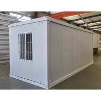 Maison conteneur modulaire portable écologique pour dortoirs de travailleurs, bureaux temporaires et camps