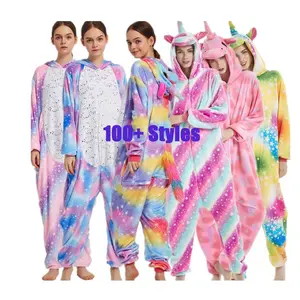 christmas cartoon family jumpsuits onesie matching christmas pajamas for couples