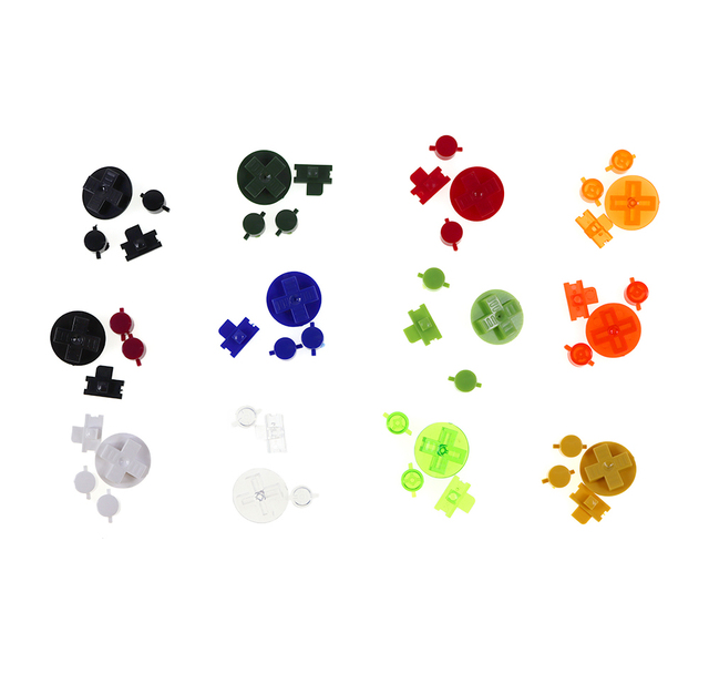 Colorful Replacement Buttons for Gameboy Classic GB Keypads for GB DMG DIY for Gameboy a B Buttons D-pad