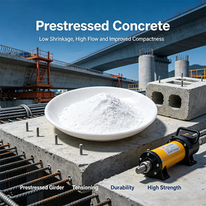 Poudre de PCE à flux libre, superplastifiant polycarboxylate pour adhésif pour carrelage, mortier de <span class=keywords><strong>ciment</strong></span> PCE - Product Image 5