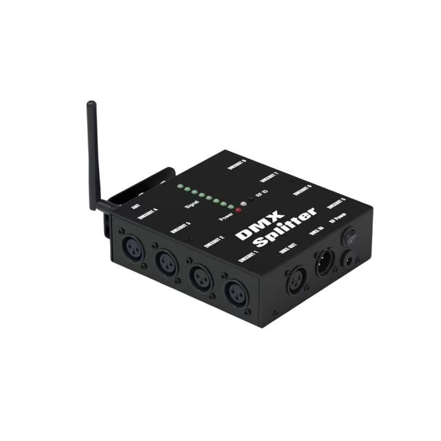 2.4Ghz DMX512 Wireless 8CH Signal Amplifier Dmx Splitter With Wireless Receiver