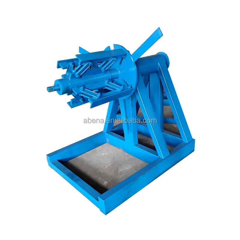 Used coil electric manual decoiler machine for roll forming machine