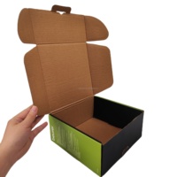 Boîte d'expédition écologique Johnson Eco Box, boîte en carton ondulé pour e-commerce, emballages cadeaux, matériaux recyclés, personnalisable, luxe