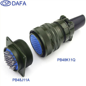 ขั้วต่อการบิน CSP PB48 วัสดุหน้าสัมผัส PBT ปลั๊กวงกลม 48 พิน สำหรับใช้งานในอุตสาหกรรม - Product Image 3