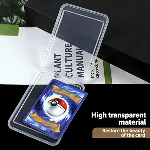 <span class=keywords><strong>Clip</strong></span> para Tarjetas de Visita de Material PP, 3-4 Pulgadas, Universal, Transparente, Protector de Tarjetas Rígidas, Conector de Tarjetas, Cierre Protector - Product Image 1