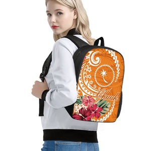 Venta caliente personalizado de un solo compartimento de 15 pulgadas Mochila para niños <span class=keywords><strong>Islas</strong></span> Caroline Chuuk Diseño Imprimir Mochila para estudiantes - Product Image 2