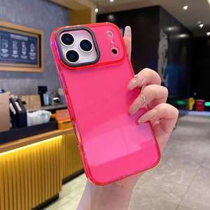 <span class=keywords><strong>Coque</strong></span> <span class=keywords><strong>de</strong></span> protection souple et colorée en TPU bicolore anti-choc pour iPhone 17 Pro Max – Vente en gros usine BAILI - Product Image 5